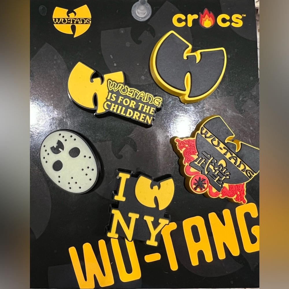 CROCS Wu-Tang Clan jibbitz (5 pack) uniquely you